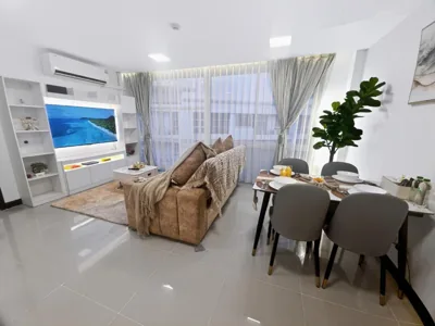 Deluxe-Apartment mit zwei Schlafzimmern und Gartenblick — Dee Residence Phuket - Deluxe 2-Bedroom Apartment